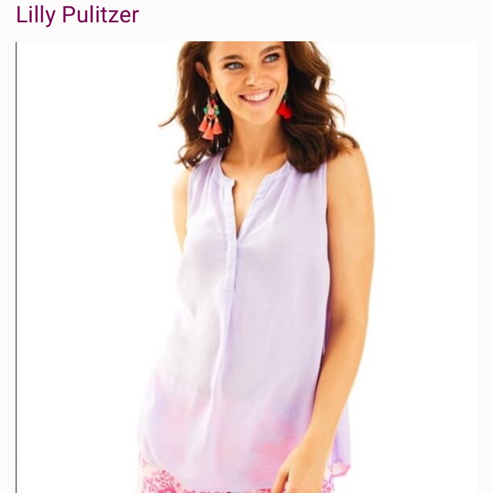 Lilly Pulitzer Light Purple Blouse